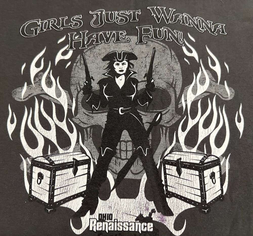 Ohio Renaissance Festival Pirate Girl Graphic T-Shirt, Size 4X
